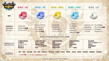 【モンハンNow】水色だけ異常に入手難易度高くなってるのゴミすぎるわ…